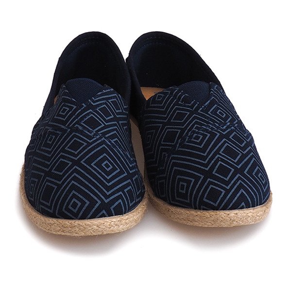 Leinen Espadrilles B211-3 Blaue Turnschuhe 2