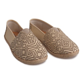 Leinen Espadrilles B211-1 Beige Sneakers 1