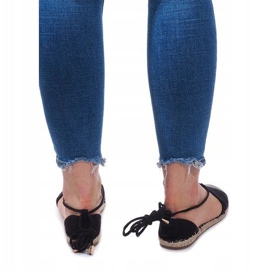 Sandalen Espadrilles Ballerinas 6333 Schwarz 1