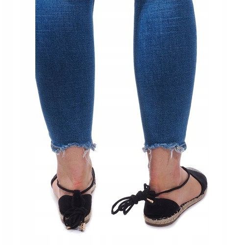 Sandalen Espadrilles Ballerinas 6333 Schwarz 1