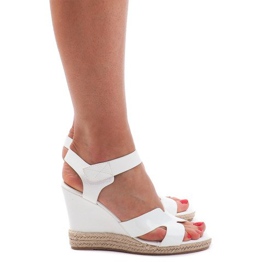 Keilsandalen 5H5670 Weiß braun 2