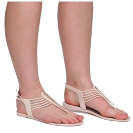 Meliski Sandalen mit Cyrconami 001-356 Beige 1