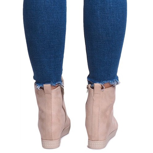 Sneakers mit Keilabsatz 1867 Beige 1