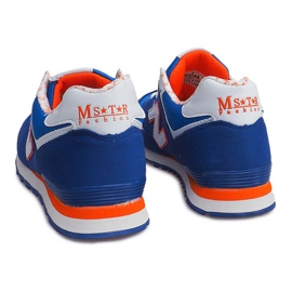 Sportowe Sneaker JK-33 ROYAL / WEISS / ORANGE blau 2