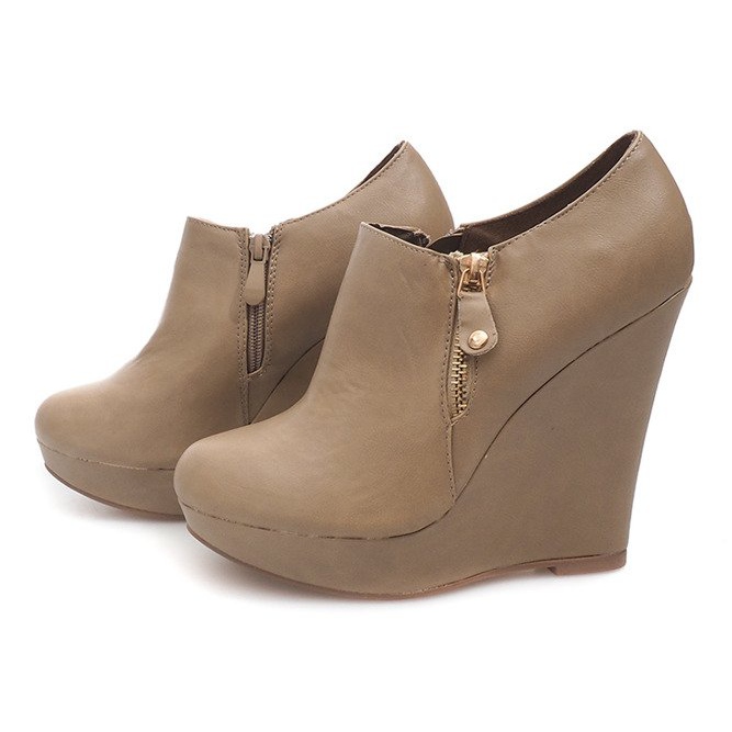 Wedges Boots On Wedge B160 Khaki mehrfarbig 1