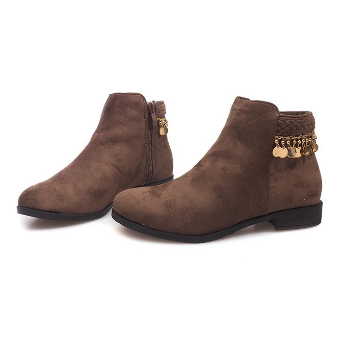 Wildleder LL113 Khaki Stiefel grün 1