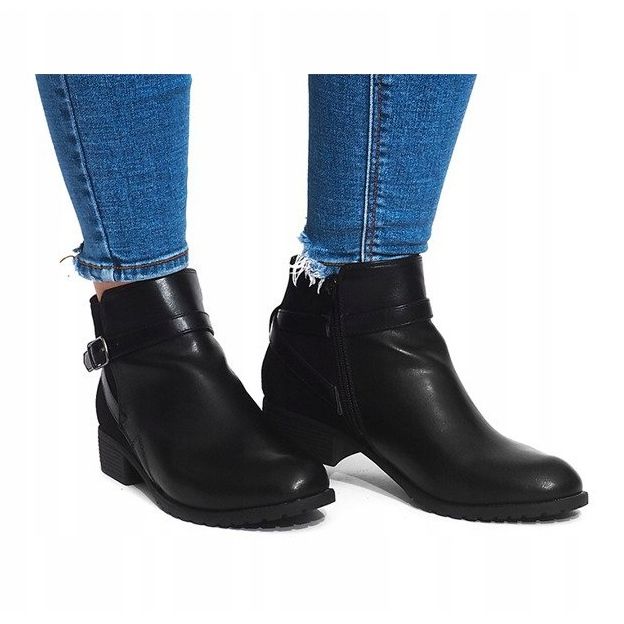 Verziert mit LM-201 Schwarzen Stiefeln 2