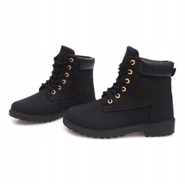 Timberki Trapery 6612 Schwarz 1