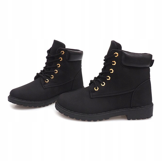 Timberki Trapery 6612 Schwarz 1