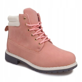 Warme Timber Stiefel H88B Rosa 2