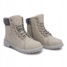Isolierte Timberki Trappers DD498-5 Beige 2