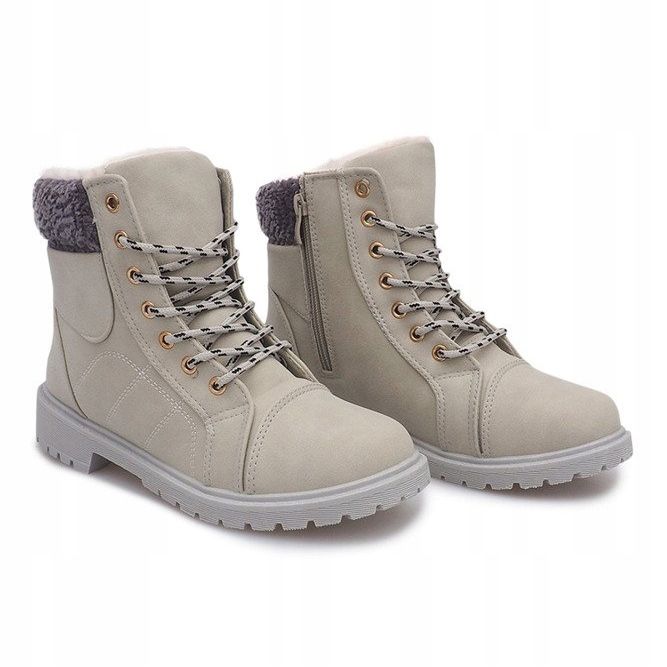 Isolierte Timberki Trappers DD498-5 Beige 2