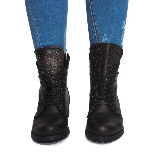 Exklusive Stiefel JH180-090 Schwarz 2