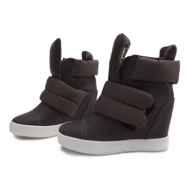 Warme Keilsneaker 01-3 Khaki grün 1