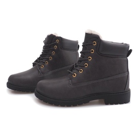 Warm Timber Trappers TL037-3 Grau 2