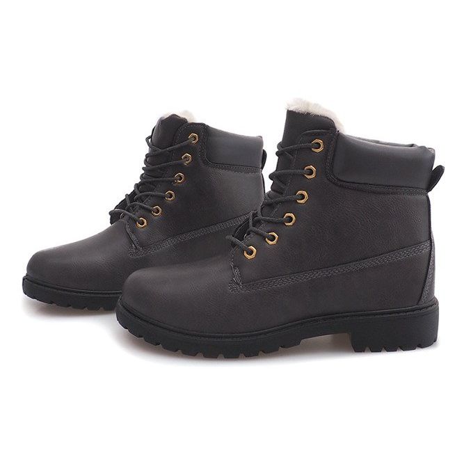 Warm Timber Trappers TL037-3 Grau 2