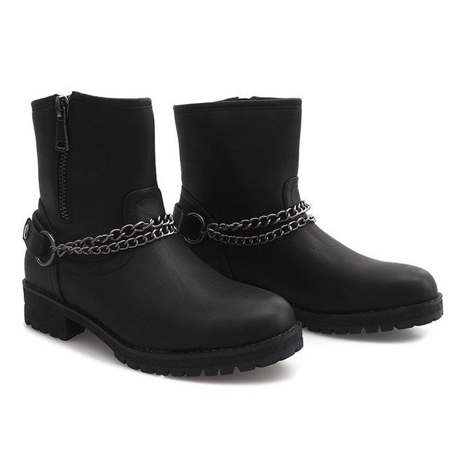 HQ55 Schwarze Stiefel 1