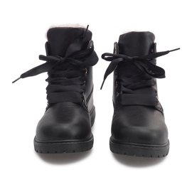 Isolierte Holzstiefel TL037-3 Schwarz 2