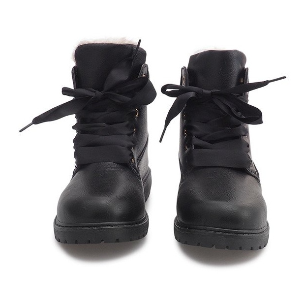 Isolierte Holzstiefel TL037-3 Schwarz 2