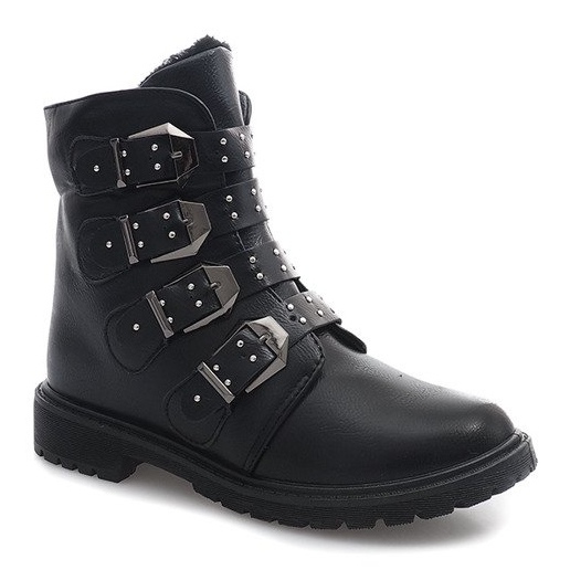 Warme extravagante Stiefel TL0132-1 Schwarz 1