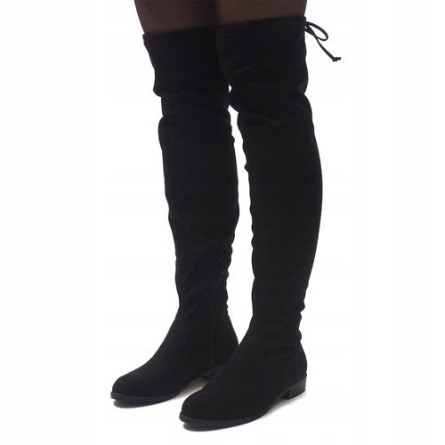 Wildlederstiefel 30701 Schwarz 1