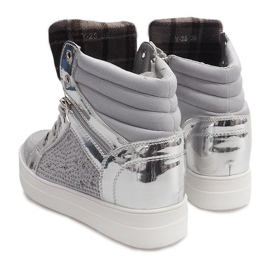 Warme Sneaker Y-25 Silber grau 1