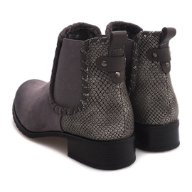 Warme Stiefel C307 Grau 1