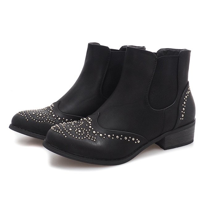 Warme Stiefel KA16-160SL Schwarz 2