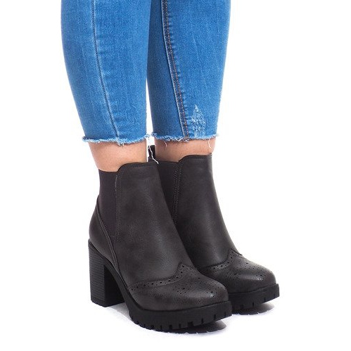 Warme Stiefel 35-611 Grau 1