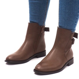 Solide, isolierte Chelsea Boots 740 Camel braun 1