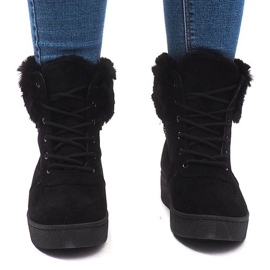 Warme Turnschuhe 16-560 Schwarz 2