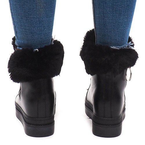 Warme Turnschuhe SJ665-1 Schwarz 1