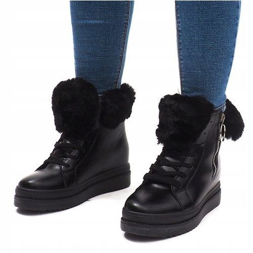 Warme Turnschuhe SJ665-1 Schwarz 2