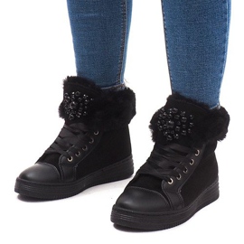 Warme Sneaker KB-045 Schwarz 1