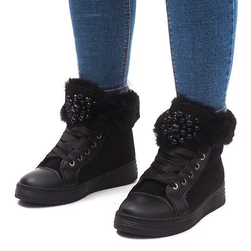 Warme Sneaker KB-045 Schwarz 1