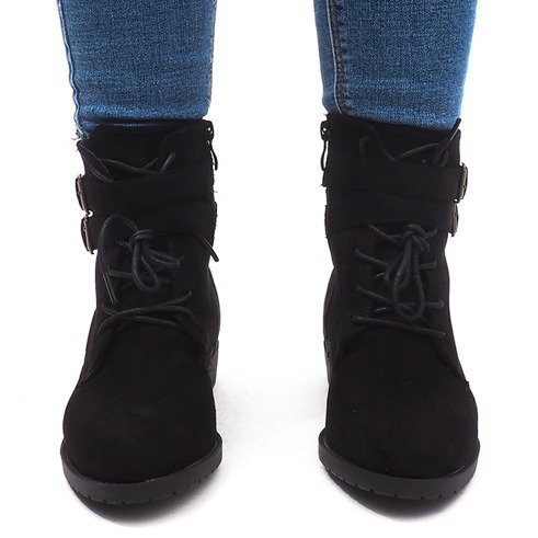 Warm Booties Jodhpurstiefel H7187 Schwarz 2
