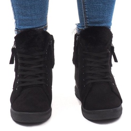 Isolierte Sneaker L7360 Schwarz 2