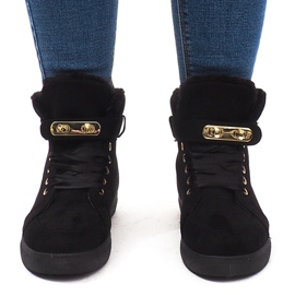 BM Warme Sneaker BOK-1122 Schwarz 2