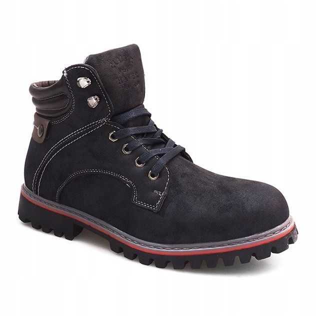 Warme Stiefel A177-17 Marineblau 2