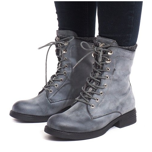 Warme Stiefel 226-PA Grau 2
