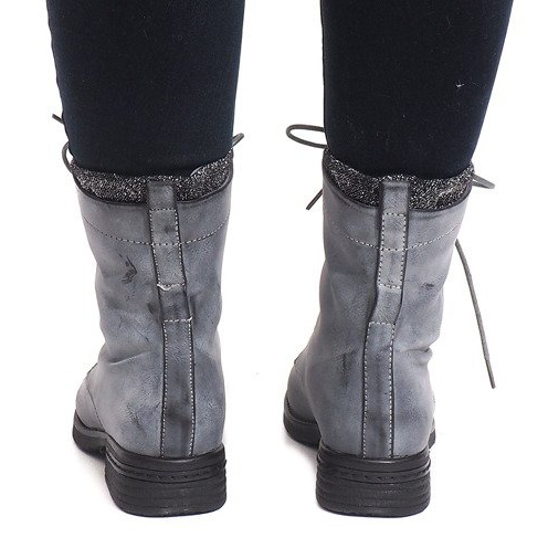 Warme Stiefel 226-PA Grau 1