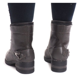 Modische Stiefel V-7 Grau 1