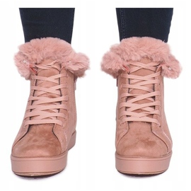 Warme Turnschuhe XY-288 Rosa 1