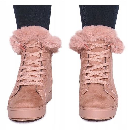 Warme Turnschuhe XY-288 Rosa 1