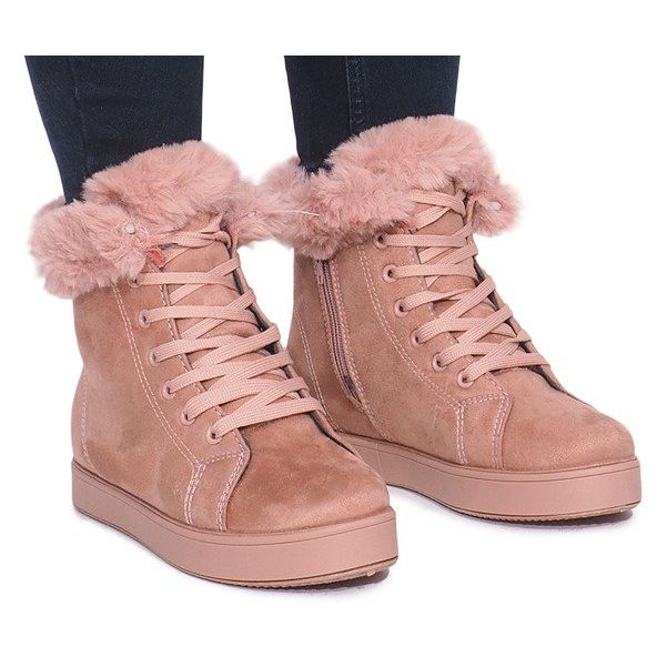 Warme Turnschuhe XY-288 Rosa 2