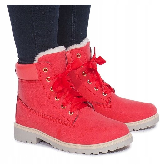 Isolierte Timberki Trappers TL0127-4 Rot 2