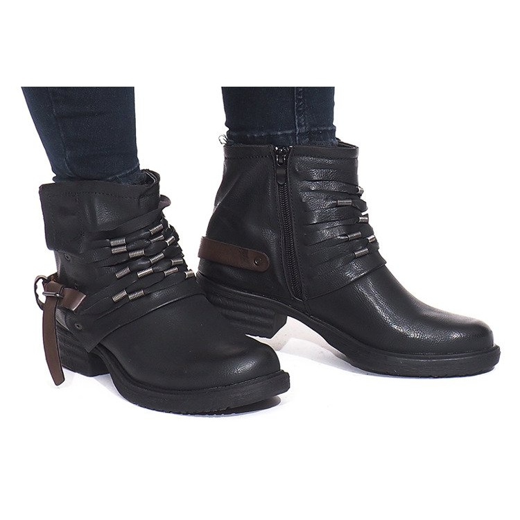 Warme Stiefel FM567 Schwarz 1