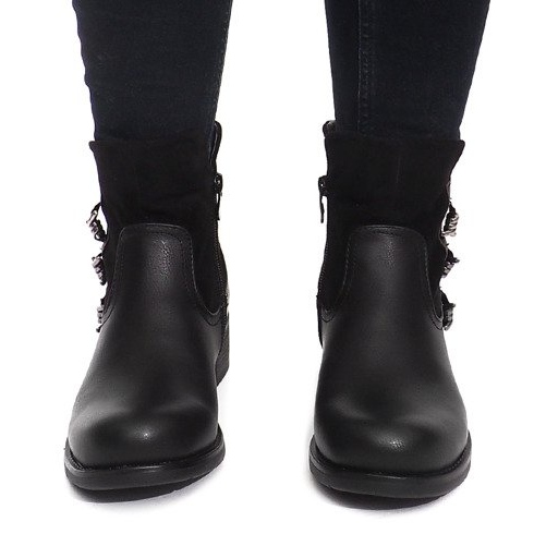 Warme Stiefel 4417 Schwarz 1