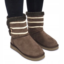 Schwarze Stiefeletten 89-67 Grün 2