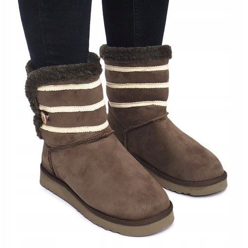 Schwarze Stiefeletten 89-67 Grün 2